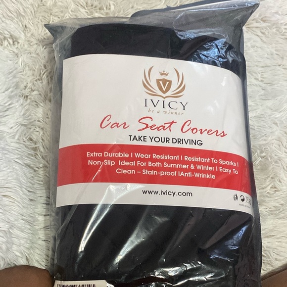 Ivicy Black Car Seat Covers - Picture 1 of 2